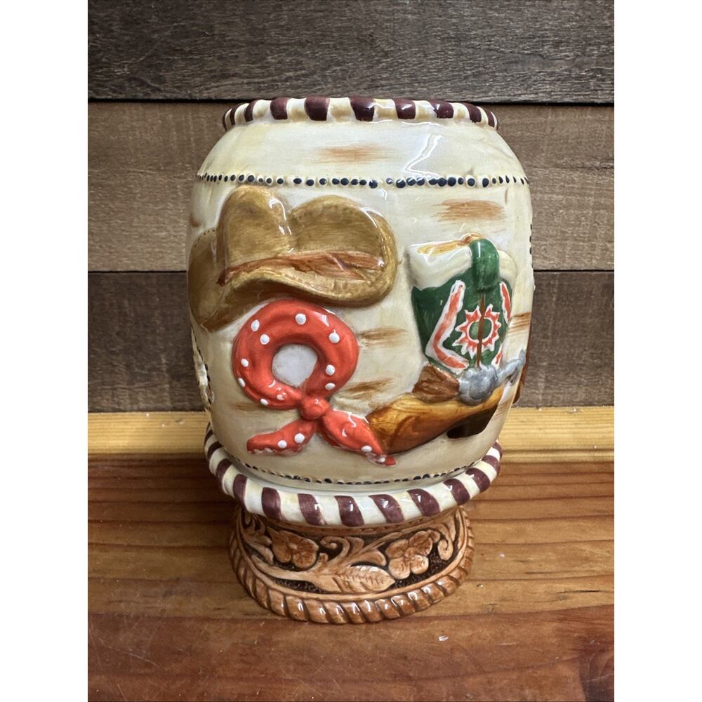 Western Cowboy Candle Lamp